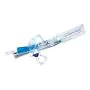 Catetere autolubrificante in pvc liquick base a 1 via 2 fori smussati diametro ch12 lunghezza 40 cm punta tiemann con soluzione fisiologica 60 pezzi thumbnail