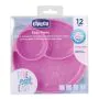 Chicco piatto silicone ventosa rosa thumbnail