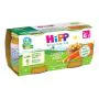 Hipp bio omogeneizzato carote/ceci 2x80 g thumbnail