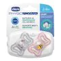 Chicco succhietto light rosa silicone 2-6m 2 pezzi thumbnail