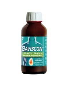 Gaviscon 500mg+267mg/10ml Sospensione Orale Aroma Menta 200 ml