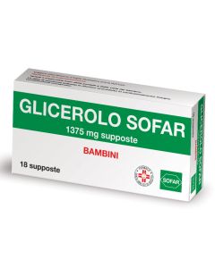 Glicerolo Sofar 1375 mg Supposte Bambini