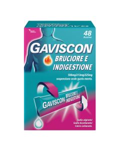 Gaviscon Bruciore e Indigestione per il benessere Intestinale 48 Bustine
