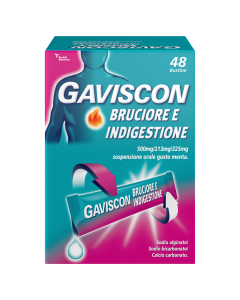 Gaviscon Bruciore e Indigestione per il benessere Intestinale 48 Bustine