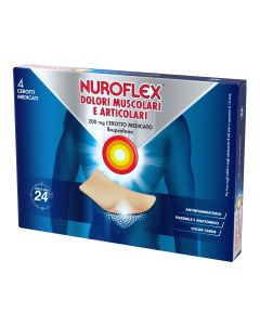 Nuroflex Dolori Muscolari e Articolari 200 mg Ibuprofene 4 Cerotti