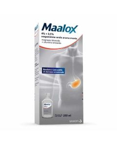 Maalox 4% + 3,5% Sospensione Orale Menta 250 ml