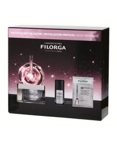 Filorga Xmas Coffret Ncef Revitalize 2025 1 Ncef Revitalize Crema 50 ml + 1 Ncef Revitalize Serum 5 ml + 1 Ncef Revitalize Sheet Mask