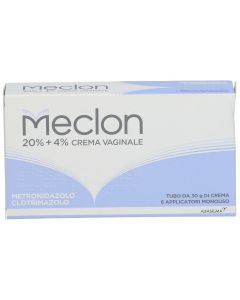 Meclon Crema Vaginale 20%+ 4% Tubo 30 g + 6 Applicatori Monouso