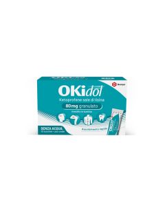 OkiDol 10 Bustine Orosolubili 80 mg Ketoprofene Gusto Lime