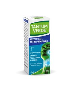 Tantum Verde Antisettico e Antinfiammatorio Spray Mal di Gola 15 ml
