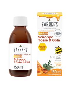 Zarbees Sciroppo Tosse e Gola Famiglia 150 ml
