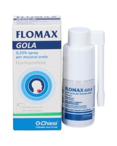 Flomax Gola 0,25% Flurbiprofene Spray per Mucosa Orale 15ml