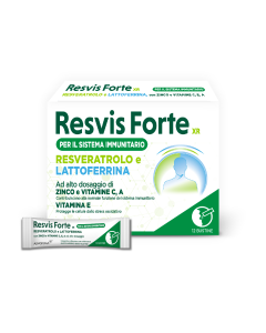 Resvis Forte XR Alfasigma Integratore Antiossidante E Difese Immunitarie 12 Bustine