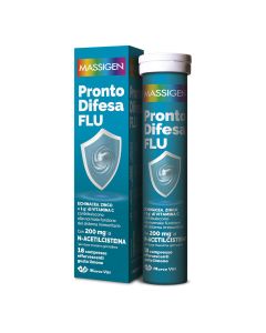 Massigen pronto difesa flu 18 compresse effervescenti