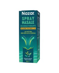Nazar Spray Nasale Decongestionante Soluzione Ipertonica 20 ml