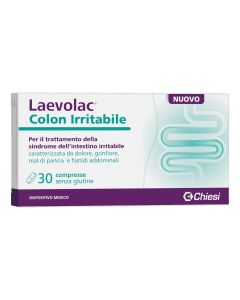 Laevolac Colon Irritabile per Gonfiore e Dolore Addominale 30 Compresse