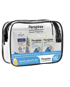 Perspirex roll on original travel kit 2 roll on original 20 ml + omaggio 5 ml + 1 detergente altrapelle omaggio