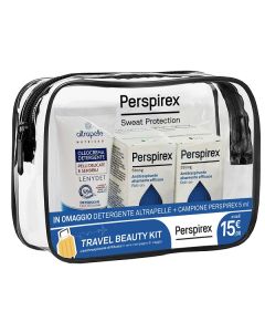 Perspirex roll on strong travel kit 2 roll on strong 20 ml + 1 detergente altrapelle omaggio
