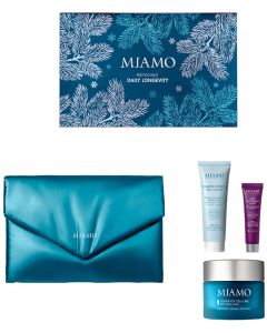 Miamo Cofanetto Protocollo Daily Longevity 1 Vitamin complex milk cleanser 50 ml + 1 Anti-glycoxidant masque 10 ml + 1 Longevity cell-care soft satin cream 50 ml