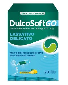 DulcoSoft GO 20 Bustine Soluzione Orale