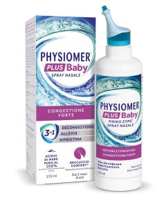 Spray Nasale Physiomer Plus Baby per Naso Chiuso 115 ml