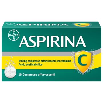 Aspirina C per Raffreddore Febbre e Influenza 10 Compresse Effervescenti