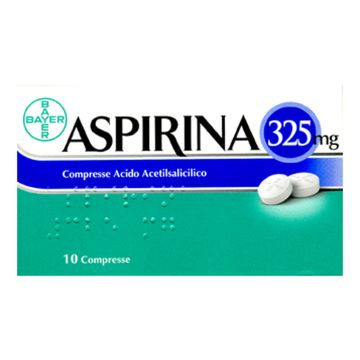 Aspirina 10compresse 325mg Aspirina 10compresse 325mg