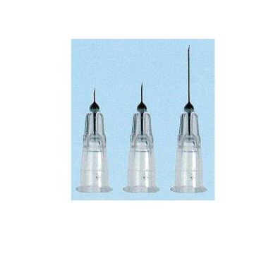 Ago per microiniezione gauge30 diametro 0,30x6 indicato per terapie sclerosanti cono luer scatola 100 pezzi