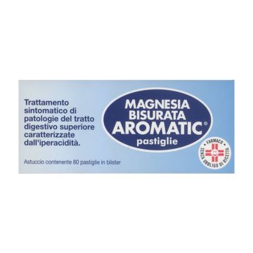 Magnesia bisurata aromatic 80 pastiglie