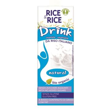 Rice&Rice Bevanda Di Riso Al Naturale Senza Glutine 1 L