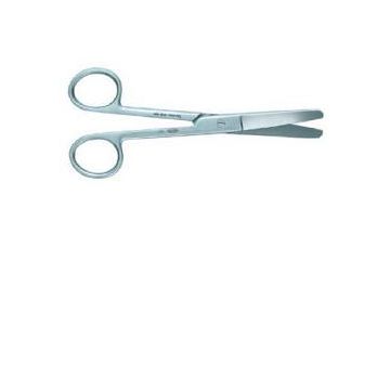 Forbici retta pun/tonda 16cm saf