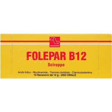 Folepar b12 10fl Sciroppo 12g Folepar b12 10fl Sciroppo 12g