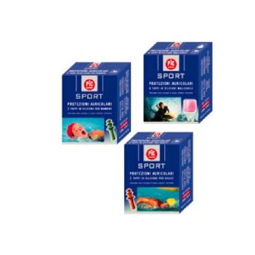 Pic Sport Tappi Auricolari Silicone Per Bambini 2 Pezzi