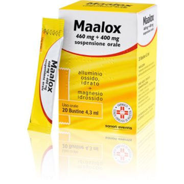 Maalox 20 Bustine os sosp460+400mg