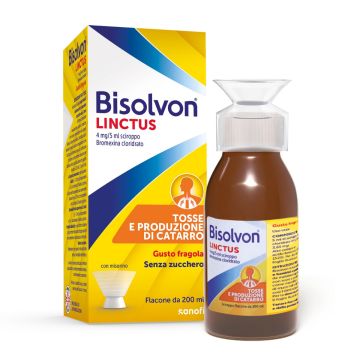 Bisolvon Sciroppo Flacone Gusto Fragola 200 ml