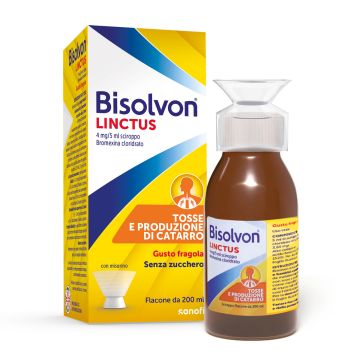 Bisolvon Sciroppo Flacone Gusto Fragola 200 ml