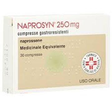 Naprosyn 30compresse Gastr 250mg Naprosyn 30compresse Gastr 250mg