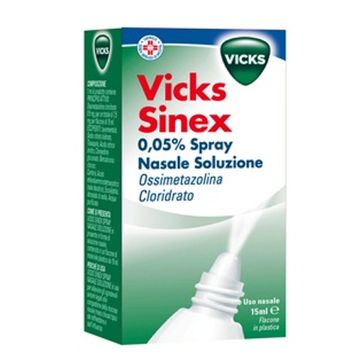 Vicks sinex spray nasale flacone 15ml Vicks sinex spray nasale flacone 15ml
