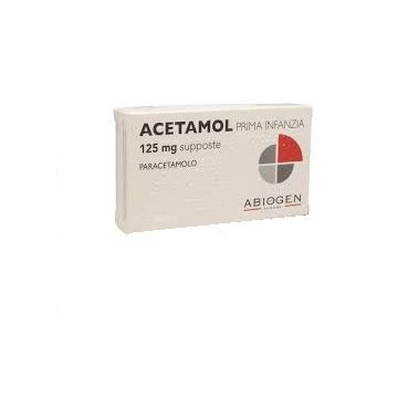 Acetamol Prima Infanzia 10 Supposte 125mg