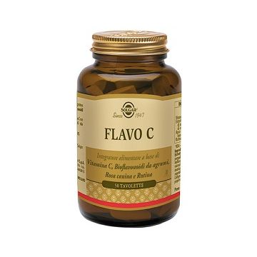 Solgar flavo c integratore alimentare 50 tavolette