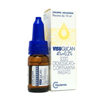Visuglican 4% + 0,2% Collirio, Soluzione Flacone 10 Ml Visuglican 4% + 0,2% Collirio, Soluzione Flacone 10 Ml