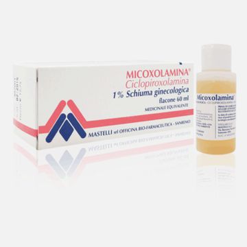 Micoxolamina schiuma gin.60ml Micoxolamina schiuma gin.60ml