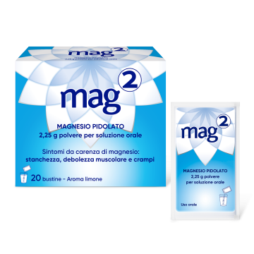 Mag2 Granulato Soluzione Orale 2,25g Magnesio Pidolato 20 Bustine