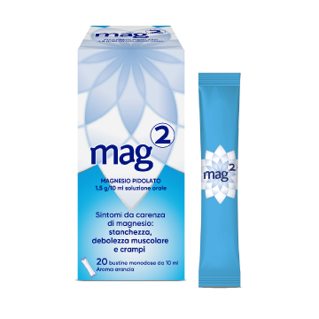 Mag2 Stickpack Soluzione Orale 1,5 g/10 ml Magnesio Pidolato 20 Bustine