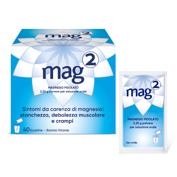 Mag2 Granulato Soluzione Orale 2,25g Magnesio Pidolato 40 Bustine