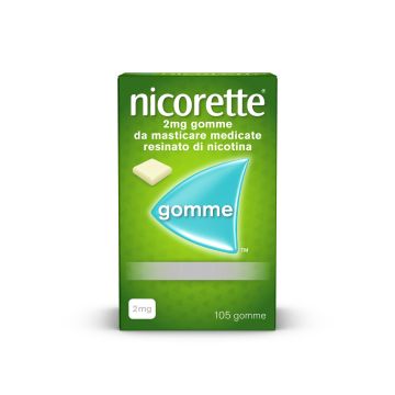 Nicorette 2 mg Gomme Masticabili Per Smettere Di Fumare 105 Pezzi