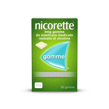 Nicorette 2 mg Gomme Masticabili Per Smettere Di Fumare 30 Pezzi