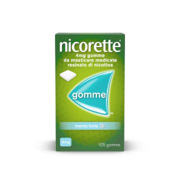 Nicorette Gomme 4 Mg Nicotina Menta 105 Gomme Masticabili