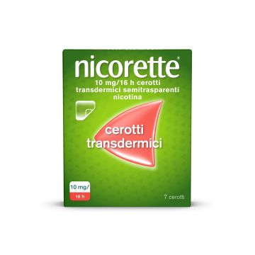 Nicorette 7 Cerotti Transdermici 10 mg Smettere di Fumare