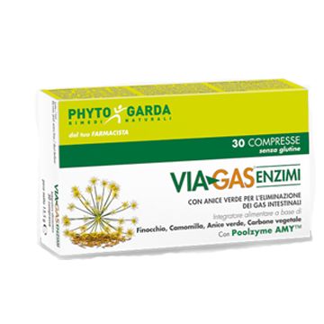 Via-gas Enzimi 30 Compresse 450mg